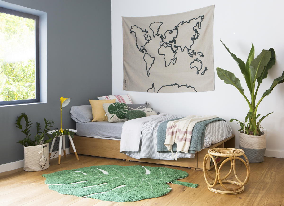 Alfombra lavable - Rug Monstera Leaf