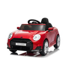 Auto infantil a bateria tipo Mini Cooper rojo