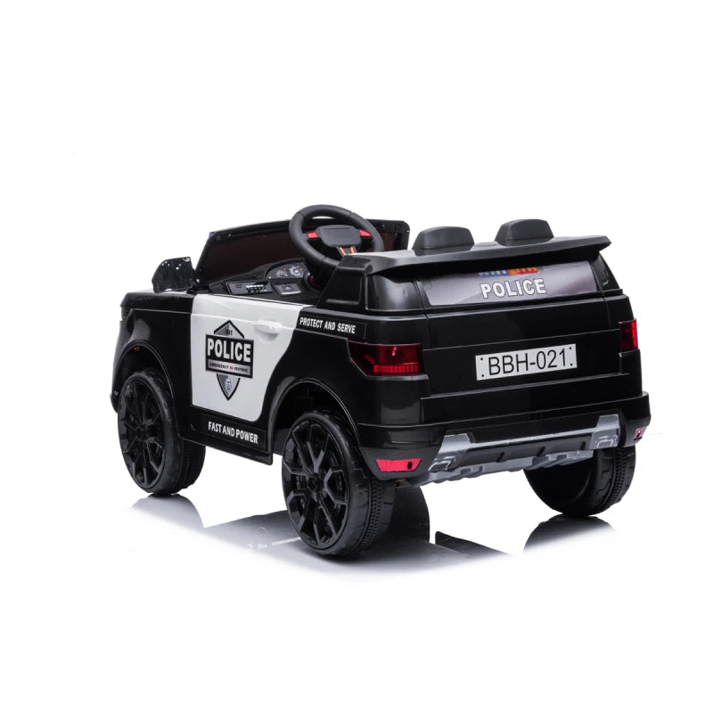 Camioneta de policia a bateria para niños
