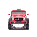 Vehiculo infantil a bateria camioneta Mercedes Benz G63 con 6 ruedas roja