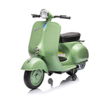 Moto infantil a batería Vespa color verde