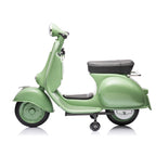 Moto infantil a batería Vespa color verde