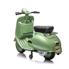 Moto infantil a batería Vespa color verde