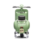 Moto infantil a batería Vespa color verde