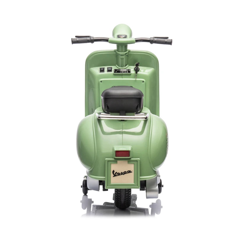 Moto infantil a batería Vespa color verde